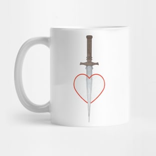 Love is a dagger Mug